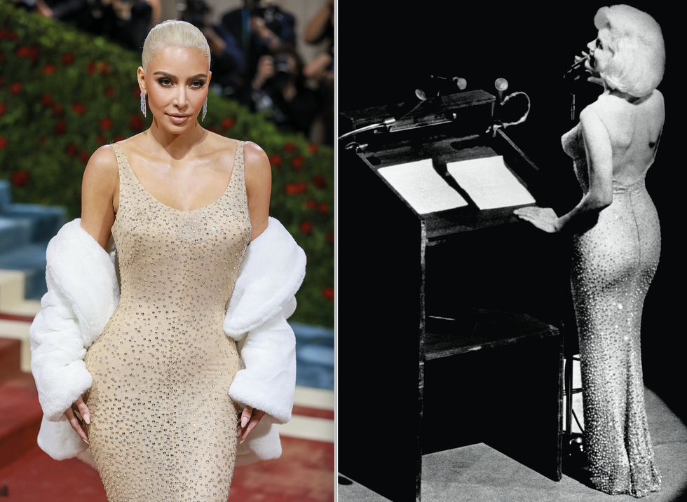 Kim Kardashian założyła ikoniczną sukienkę Marilyn Monroe na Met Gala 2022