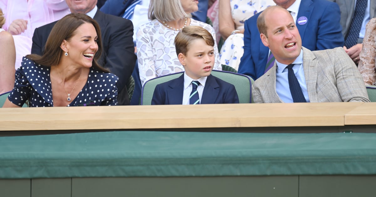 Książę George debiutuje na Wimbledonie z księciem Williamem i Kate Middleton
