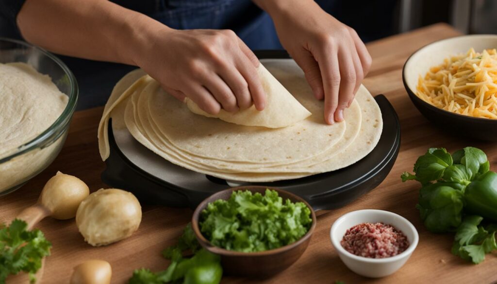 tips for making tortilla wraps